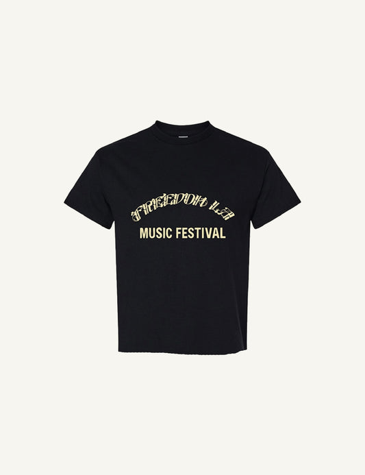 【受注生産】FREEDOM LA FALL ′25 LINE UP T-SHIRT (BLACK)