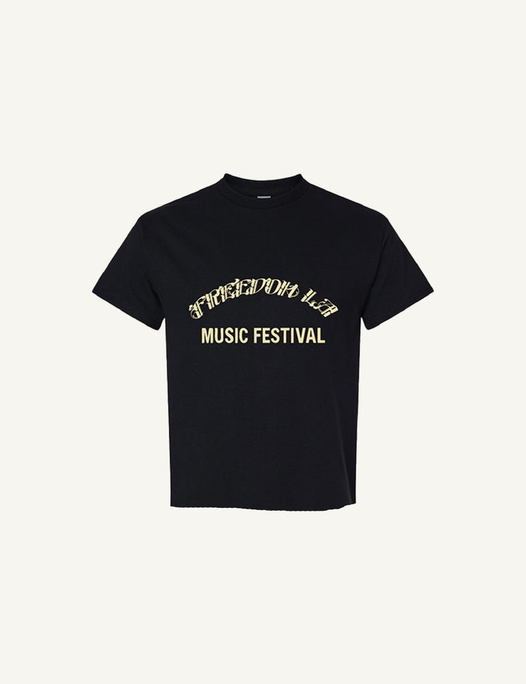 【受注生産】FREEDOM LA FALL ′25 LINE UP T-SHIRT (BLACK)