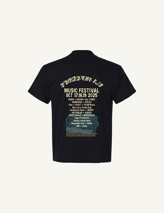 【受注生産】FREEDOM LA FALL ′25 LINE UP T-SHIRT (BLACK)