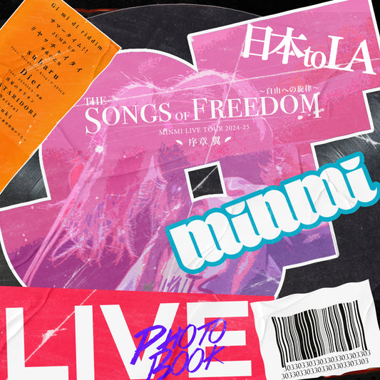 MINMI LIVE TOUR 2024-2025 「THE SONGS OF FREEDOM 自由への旋律 序章 翼」2CD Set (LIVE@TOKYO) + Tour Memorial Photo Book