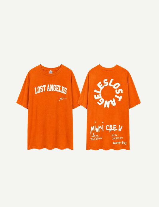 [Reprinted Edition] LOST ANGELES -unit#C tee- (ORANGE)